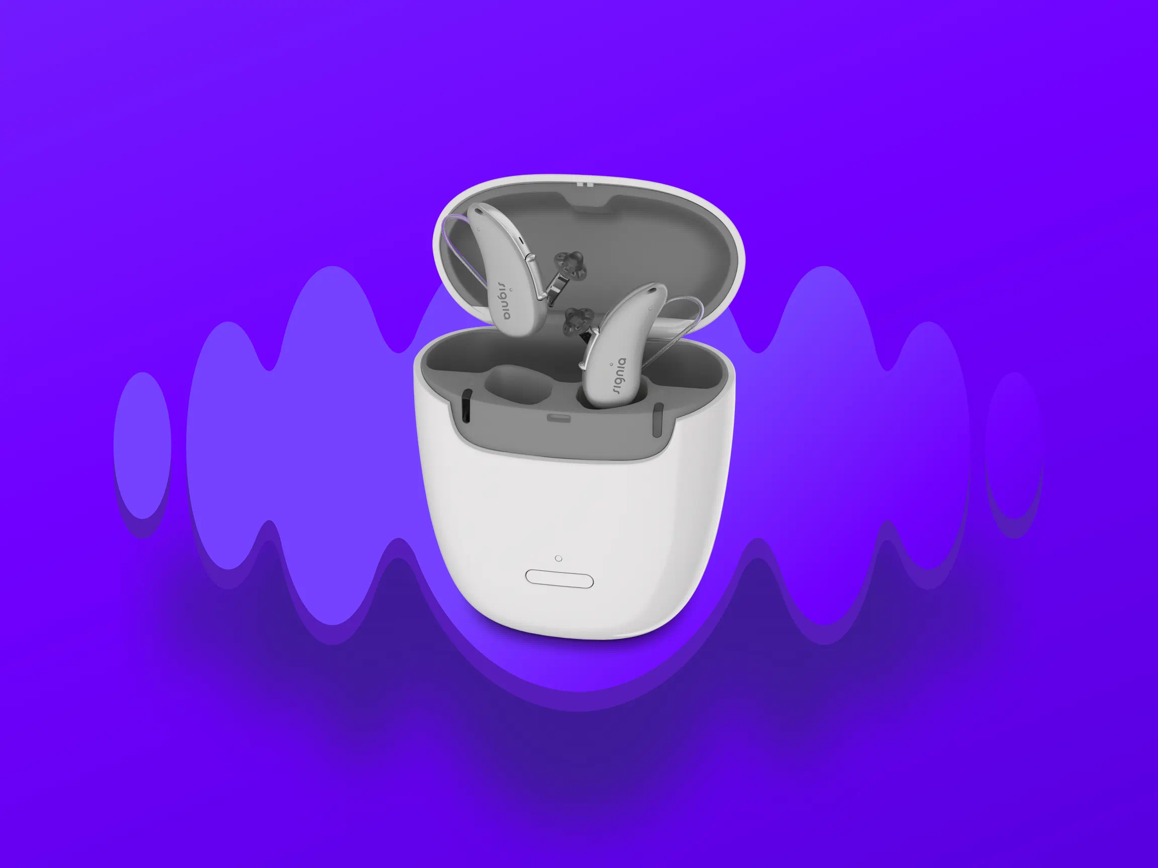Pure  CnG AX portable charger Signia Hearing aids